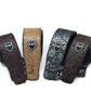 Guitar Strap Vintage 2.5 Inch Adjustable Soft Embroidered Belt Classical Bass Music Hobby Guitar Accessories