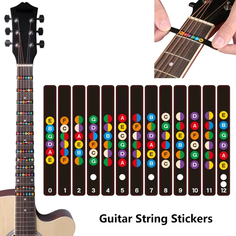 58-in-1 Guitar Accessory Set：Tuner, Capo,String Cutter, Varied Strings, Colorful Picks and Other Must-Haves for Guitar Players