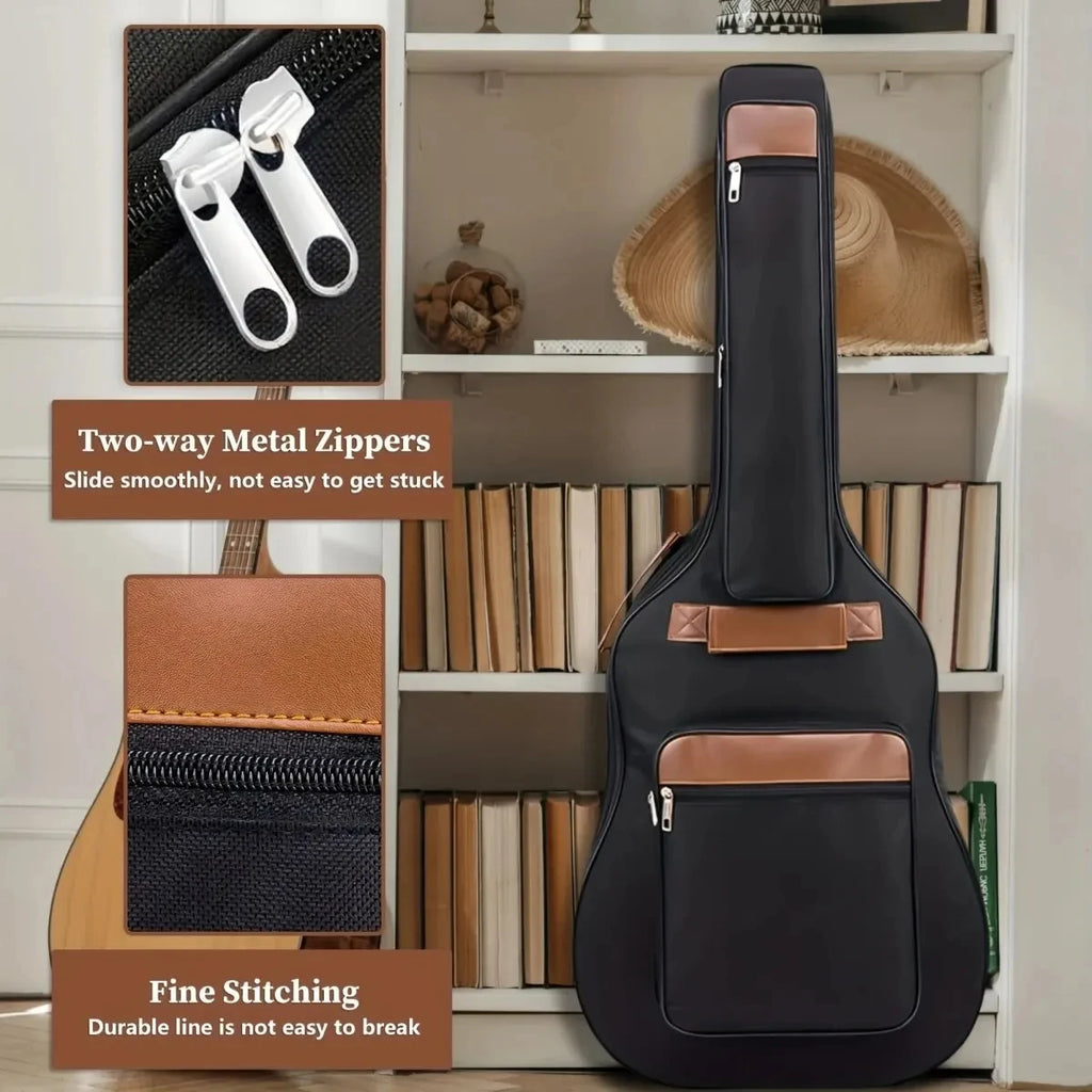Acoustic Guitar Bag 41 Inch Thickened Waterproof Oxford Nylon