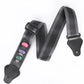 Adjustable Electric Guitar Strap with 3 Guitar Picks Holders PU Leather Ends Acoustic Guitar Bass Strap Belt Accessories