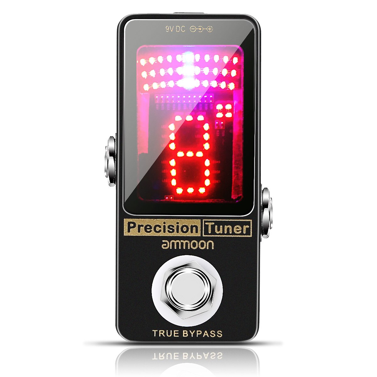 Guitar Tuner Mini Chromatic Tuner Pedal Effect LED Display True Bypass for Guitar Accessories Guitar Bass Musical Instrument