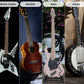 Miwayer Guitar Capo - Precision Tuning, Buzz-Free Design for 6-String Acoustic, Electric & Classical Guitars + Ukulele