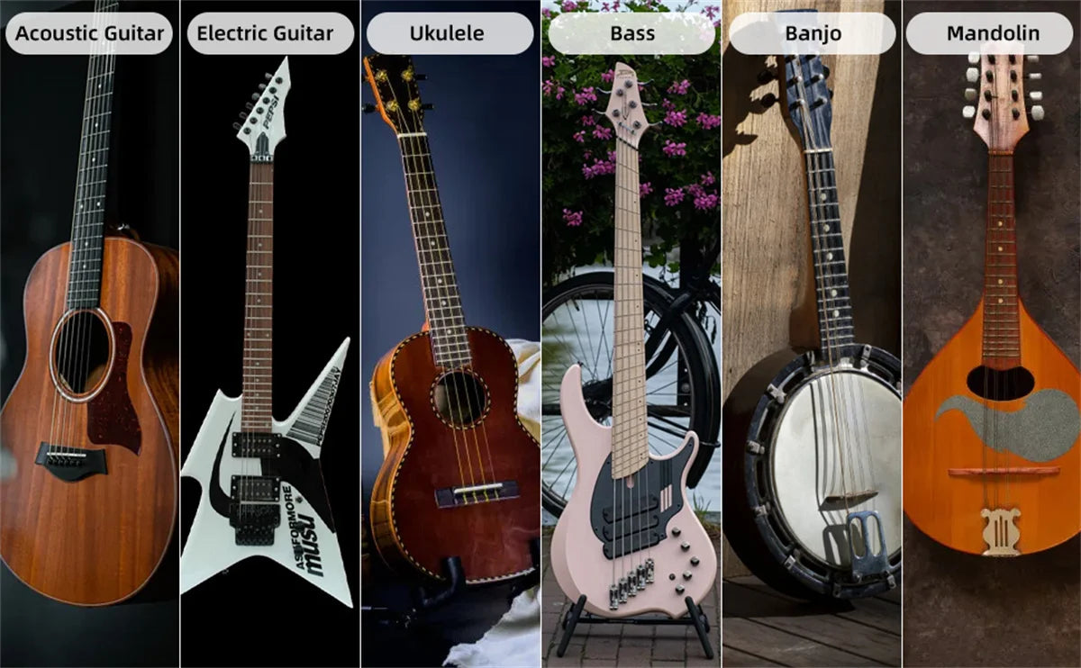 Miwayer Guitar Capo - Precision Tuning, Buzz-Free Design for 6-String Acoustic, Electric & Classical Guitars + Ukulele