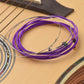 1 Set of 6 Guitar Strings Electric and Acoustic Guitar Strings Replacement Steel String Guitar Accessories Kit