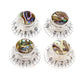 3pcs/4pcs Guitar knobs Abalone Hat Knobs Volume Tone Control Knobs Guitar Knobs for LP ST SQ Electric Guitar Parts