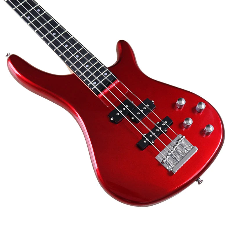 4 String Electric Bass Guitar - 43" High Gloss Matte Finish