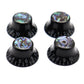 3pcs/4pcs Guitar knobs Abalone Hat Knobs Volume Tone Control Knobs Guitar Knobs for LP ST SQ Electric Guitar Parts