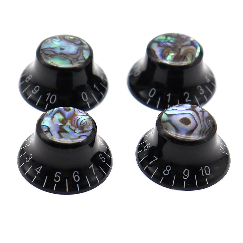 3pcs/4pcs Guitar knobs Abalone Hat Knobs Volume Tone Control Knobs Guitar Knobs for LP ST SQ Electric Guitar Parts