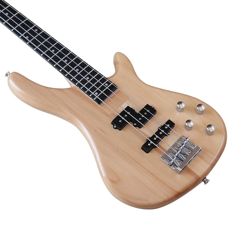 4 String Electric Bass Guitar - 43" High Gloss Matte Finish