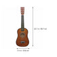 Kids Guitar Musical 23 Inch Classical Ukulele Educational Acoustic 6-String Beginner Instrument Brown Folk Acoustic Guitar