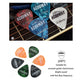 50 Pieces Celluloid Guitar Picks Mediator Thickness 0.46 /0.71/0.96/1.2 MM Electric Bass Pick Plectrum Guitar Accessories