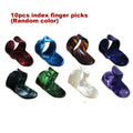 10pcs Guitar Finger Picks Thumb/Index Sizes Fingerstyle Protector Anti-Slip Design Bass Acoustic/Electric Guitar