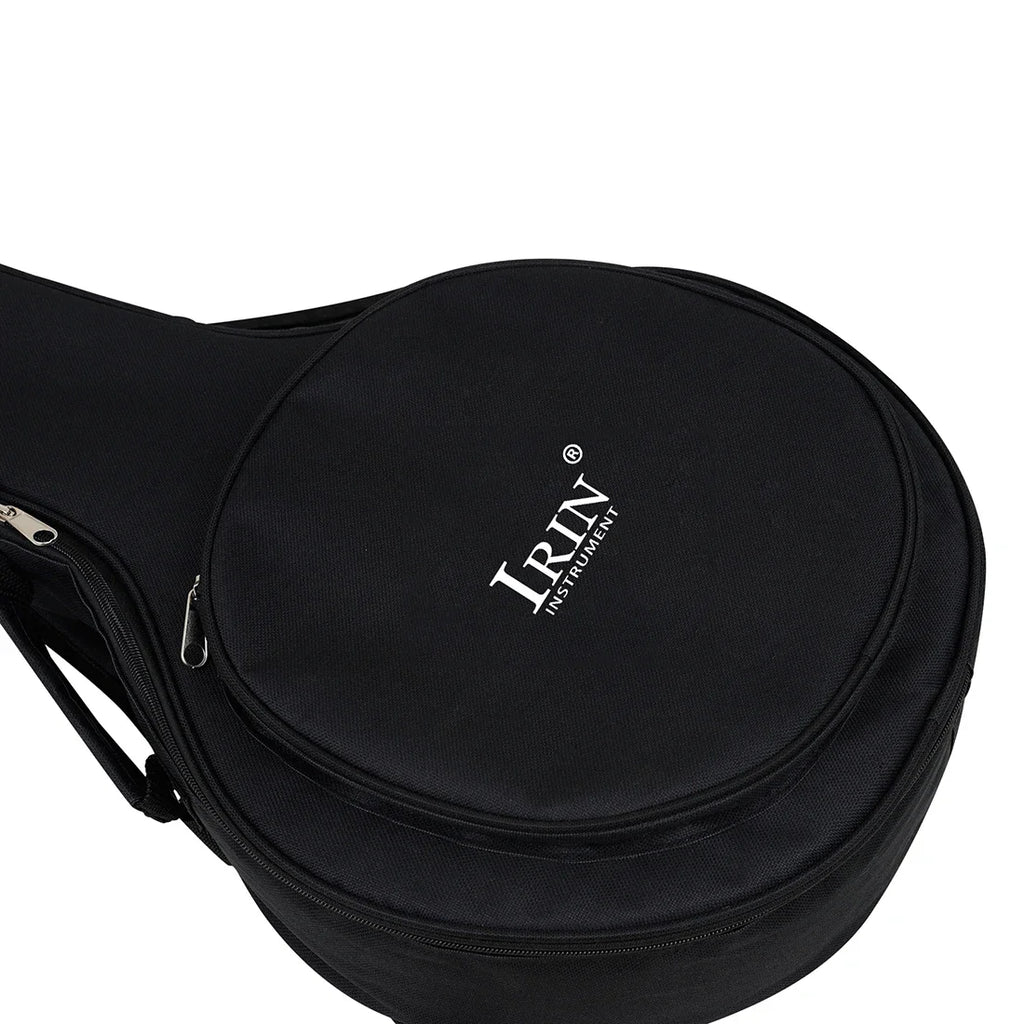 IRIN 5 String Banjo Case Carrying Bag Black Waterproof Oxford Backpack Portable Banjo Handbag String Instrument Accessories