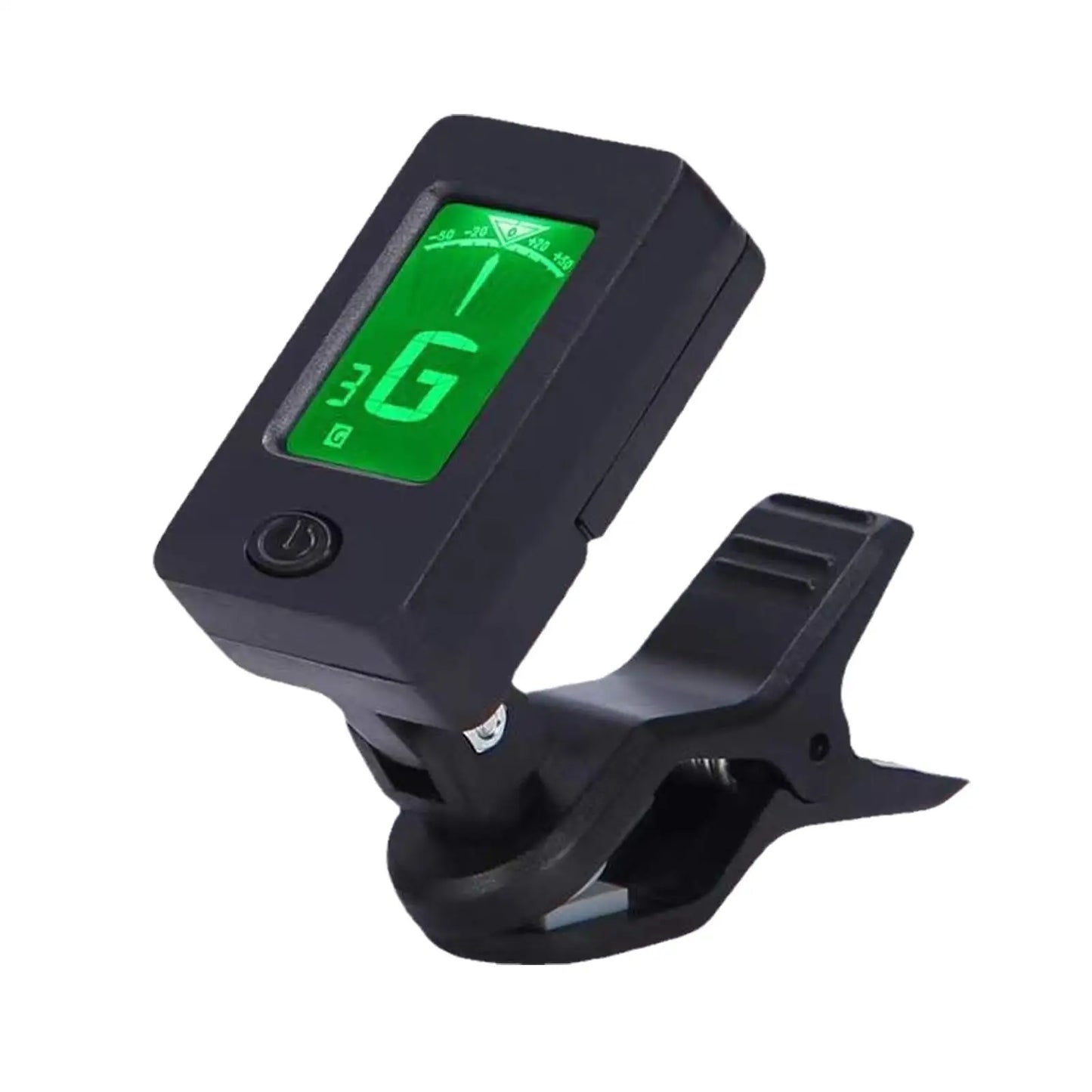 Guitar Tuner Device 12-Tone Ukulele Bass Violin Tuner Portable Automatic Vibration Transmission Instrument Tuner Accessory