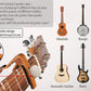 Guitar Capo Adjustment Clip Excellent Metal Picks Holder for Acoustic Electric Guitars Bass Ukulele with 4 Picks
