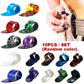 10pcs Guitar Finger Picks Thumb/Index Sizes Fingerstyle Protector Anti-Slip Design Bass Acoustic/Electric Guitar