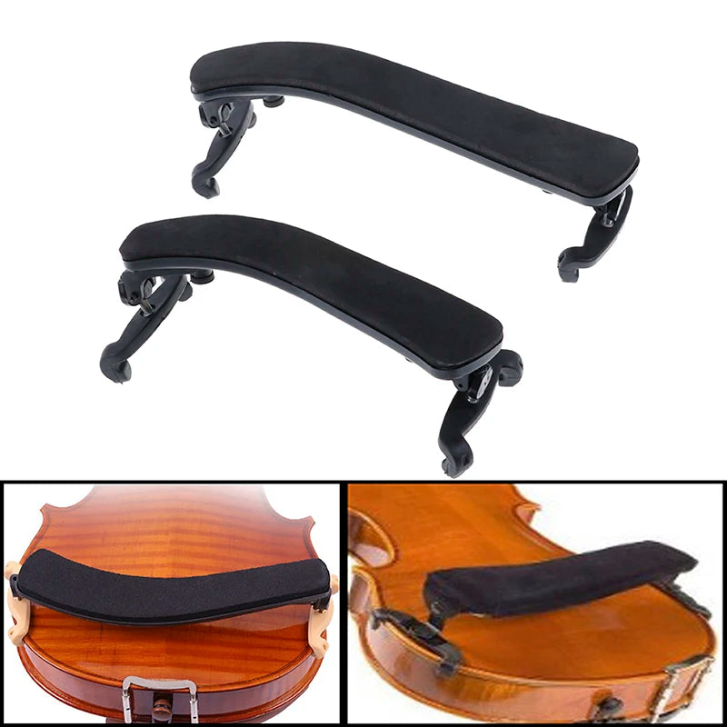 Adjustable Universal Violin Shoulder Rest Plastic EVA Padded for 1/8 1/4 1/2 3/4 & 4/4