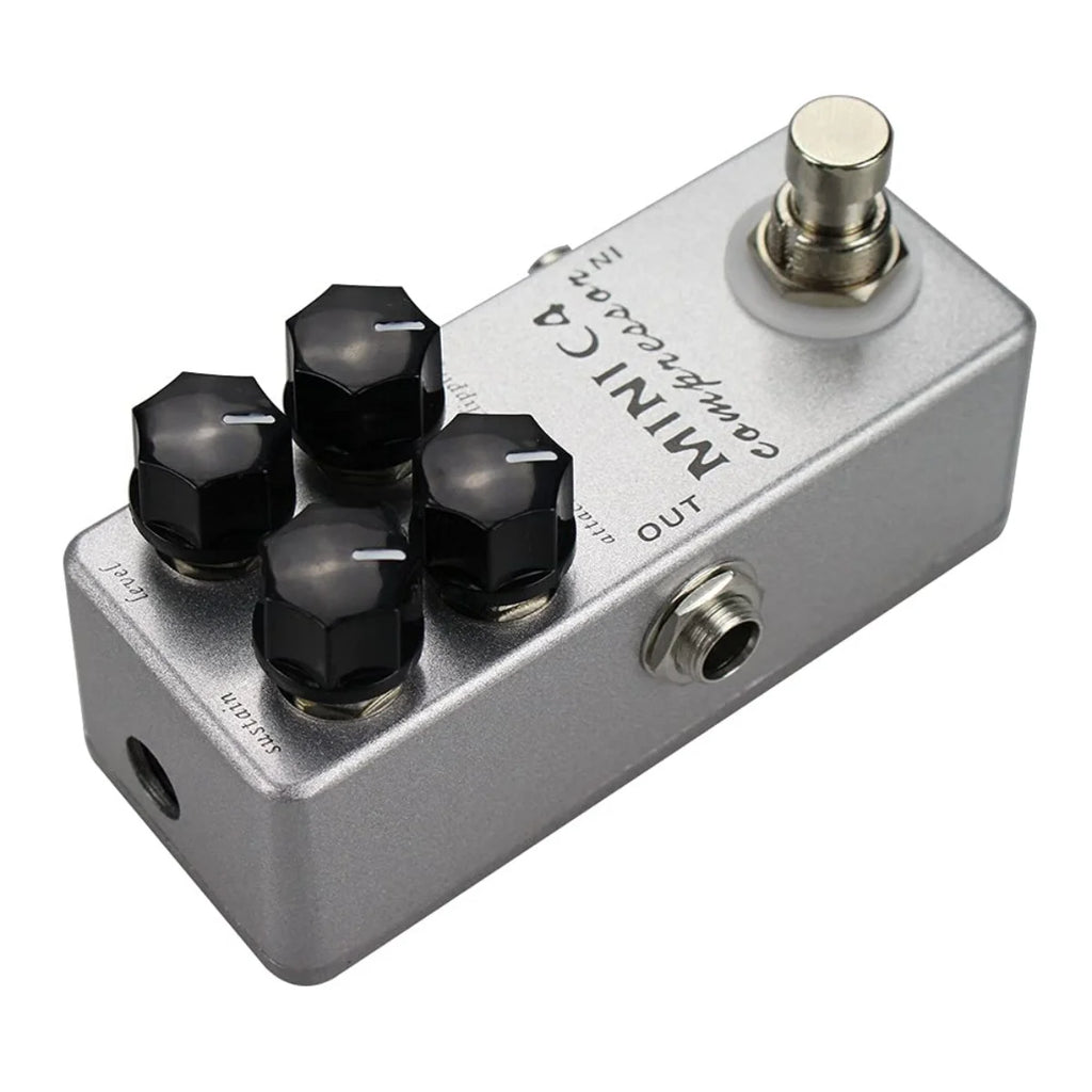MOSKY Mini C4 Compressor Guitar Effect Pedal Metal Shell Pedal Effects True Bypass Guitar Parts Guitar Accessories