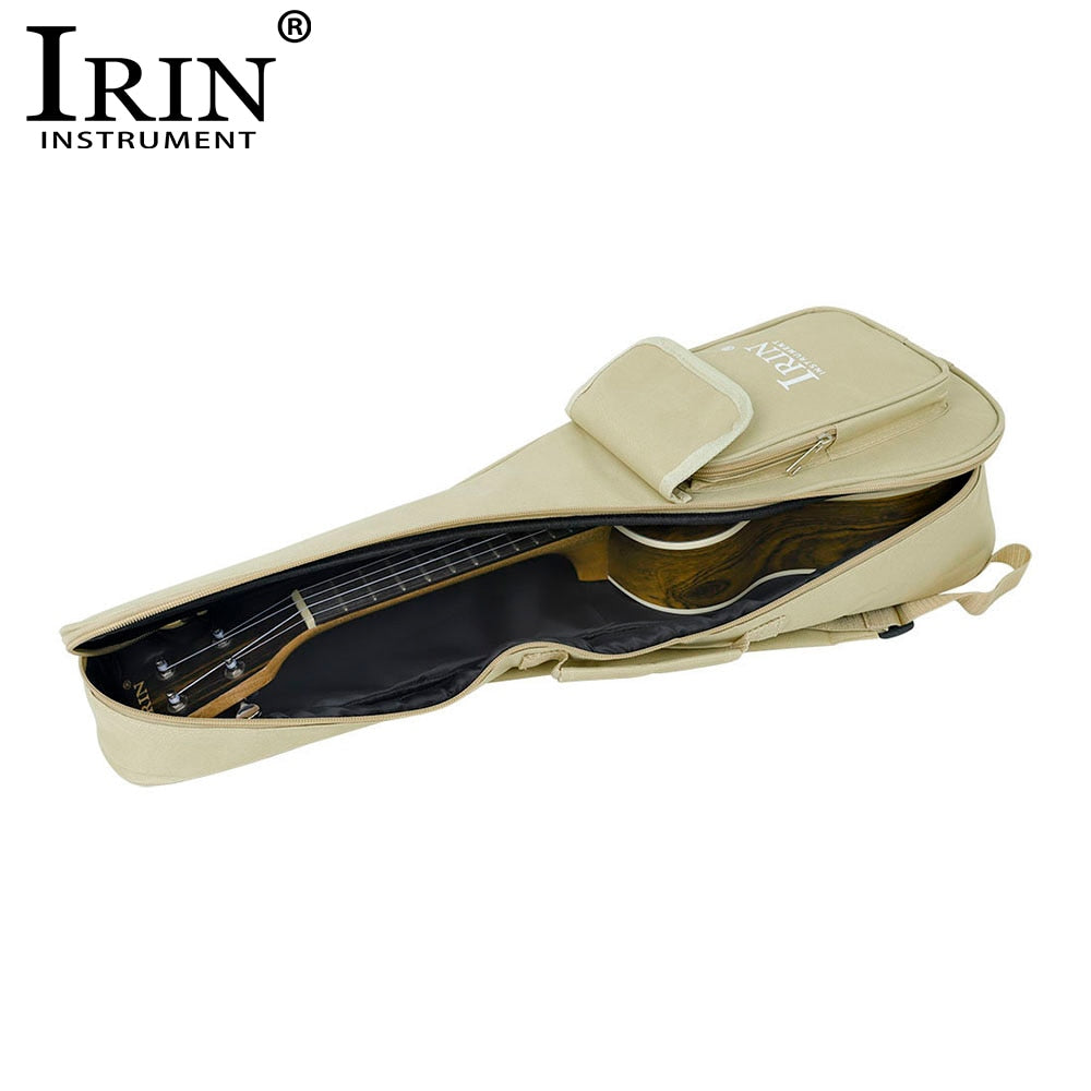 IRIN 24 Inch Ukulele Bag Musical Instrument Accessories 4 String Hawaii Guitar Backpack Adjustable Shoulder Strap Tote Case