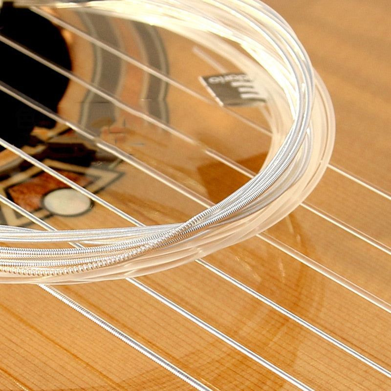 Classical Nylon Core Guitar Strings  Silver Plated Copper Wound Musical Instruments Accessories Parts